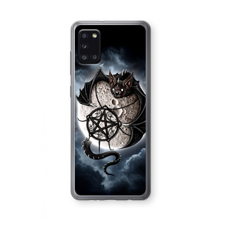 Volle maan: Samsung Galaxy A31 Transparant Hoesje