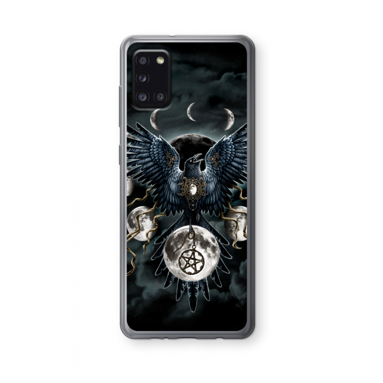 Sinister Wings: Samsung Galaxy A31 Transparant Hoesje