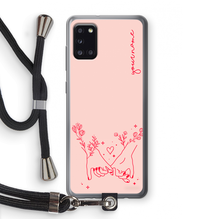Best Friends: Samsung Galaxy A31 Transparant Hoesje met koord