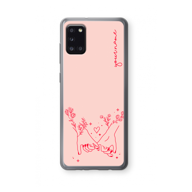 Best Friends: Samsung Galaxy A31 Transparant Hoesje