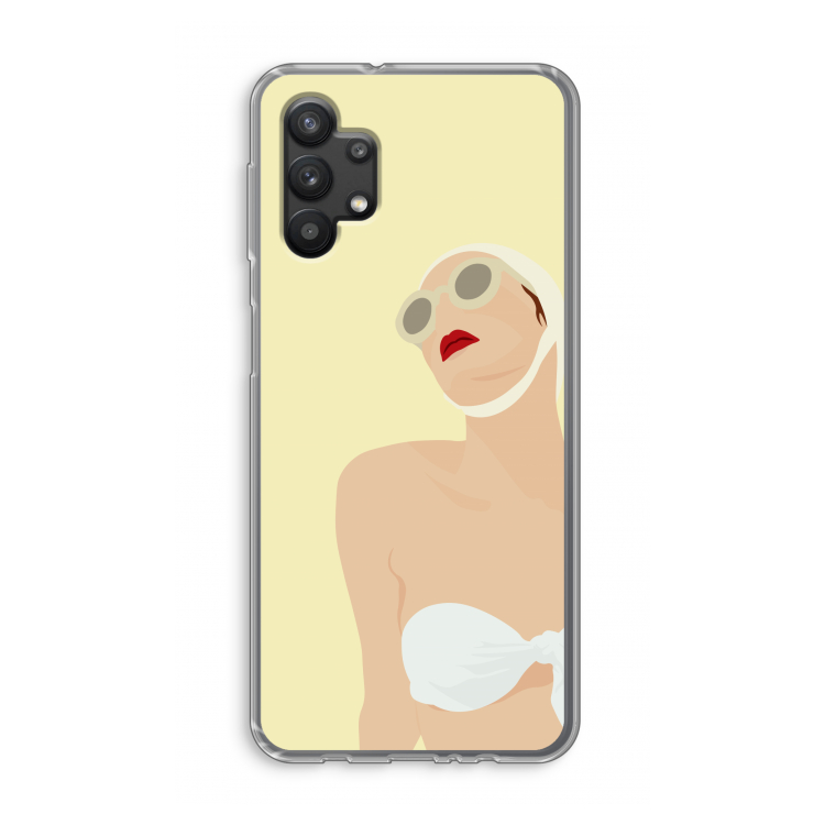 Summer: Samsung Galaxy A32 5G Transparant Hoesje
