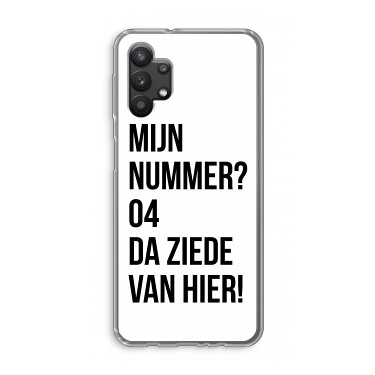 Da ziede van hier: Samsung Galaxy A32 5G Transparant Hoesje