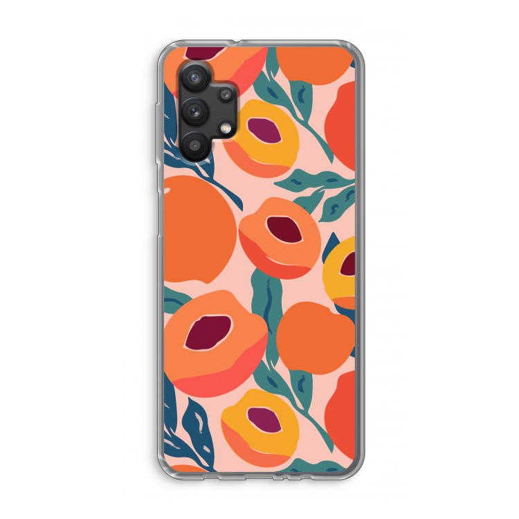 Perzik: Samsung Galaxy A32 5G Transparant Hoesje