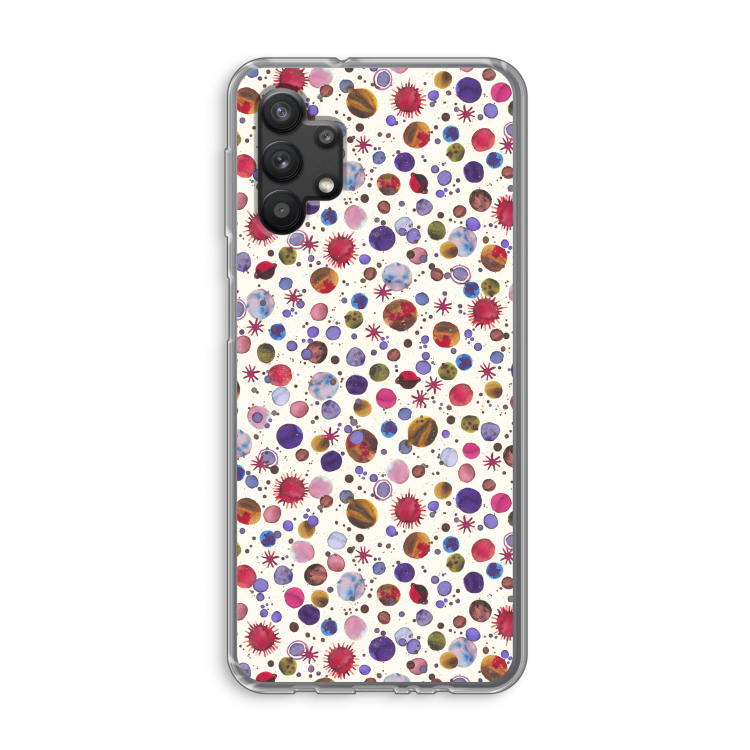 Planets Space: Samsung Galaxy A32 5G Transparant Hoesje