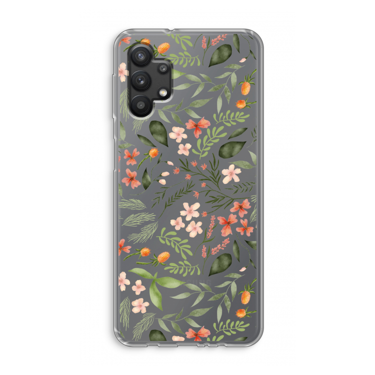 Sweet little flowers: Samsung Galaxy A32 5G Transparant Hoesje