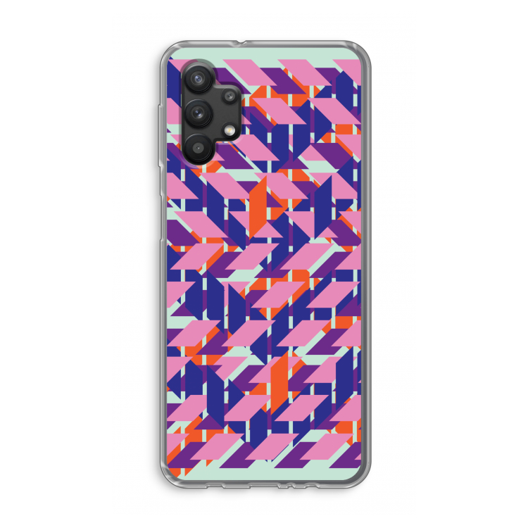 Skew Blush 3: Samsung Galaxy A32 5G Transparant Hoesje