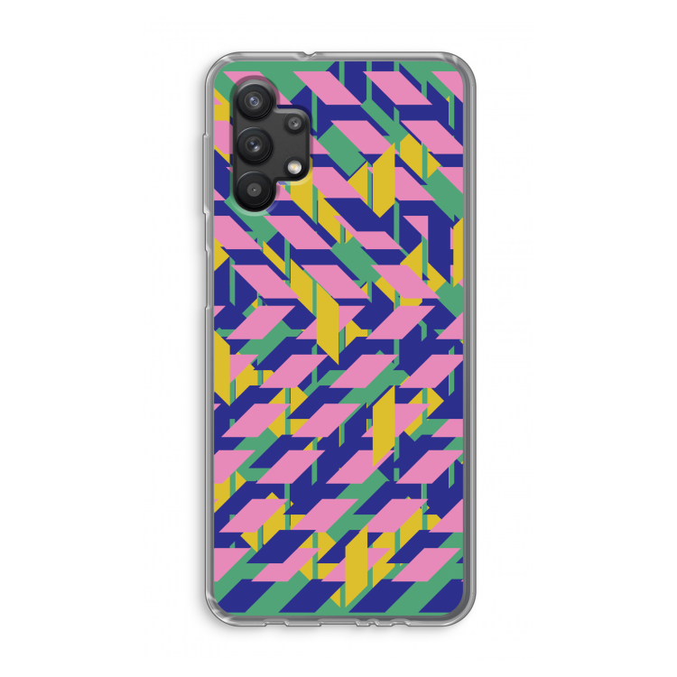 Skew Blush 1: Samsung Galaxy A32 5G Transparant Hoesje
