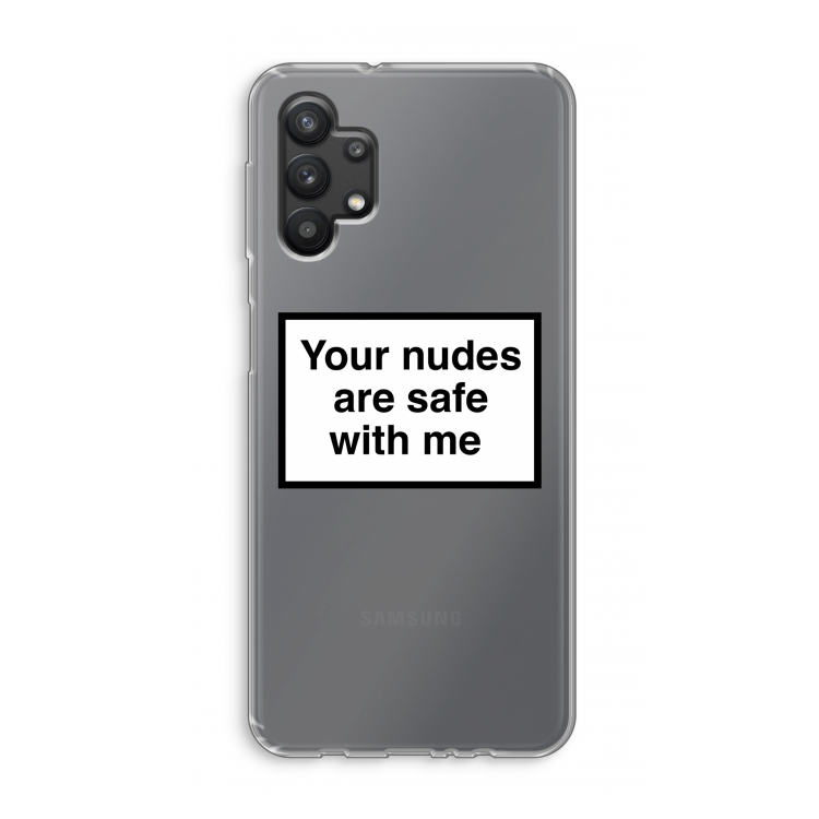 Safe with me: Samsung Galaxy A32 5G Transparant Hoesje