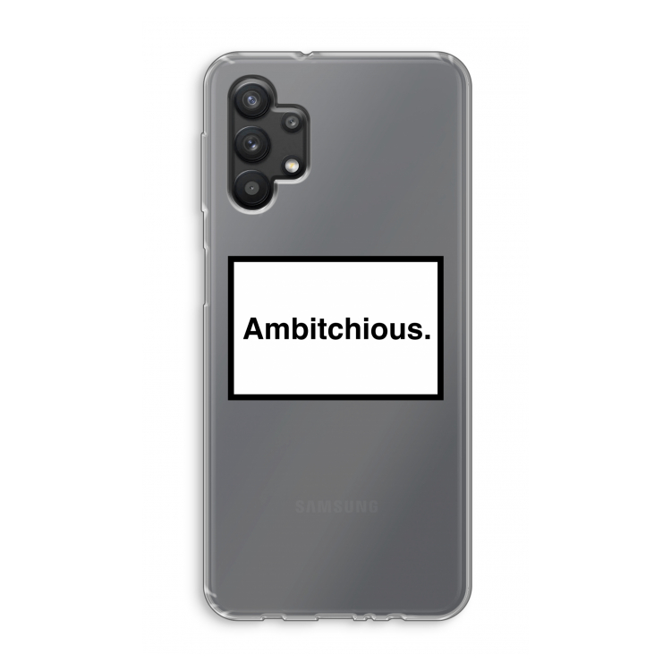 Ambitchious: Samsung Galaxy A32 5G Transparant Hoesje