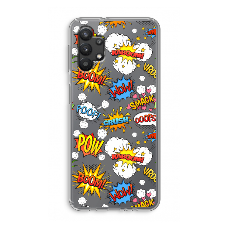 Pow Smack: Samsung Galaxy A32 5G Transparant Hoesje