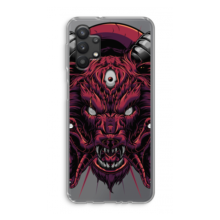 Hell Hound and Serpents: Samsung Galaxy A32 5G Transparant Hoesje
