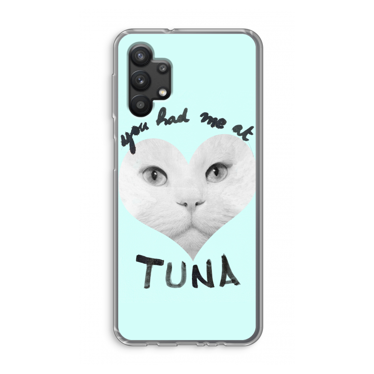 You had me at tuna: Samsung Galaxy A32 5G Transparant Hoesje