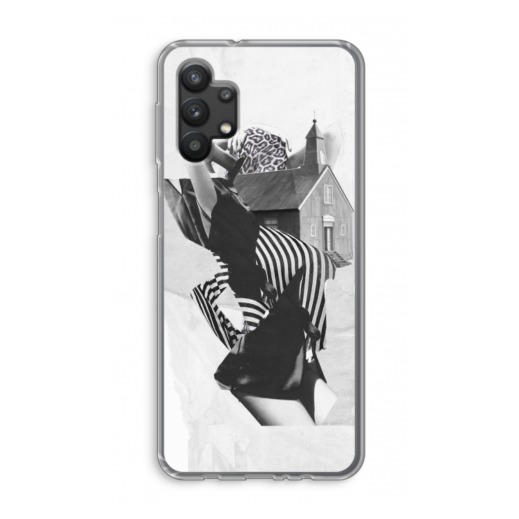 House: Samsung Galaxy A32 5G Transparant Hoesje
