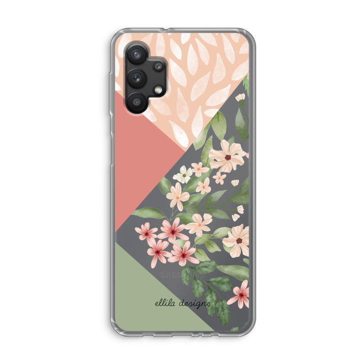 Sweet heaven geometrics: Samsung Galaxy A32 5G Transparant Hoesje