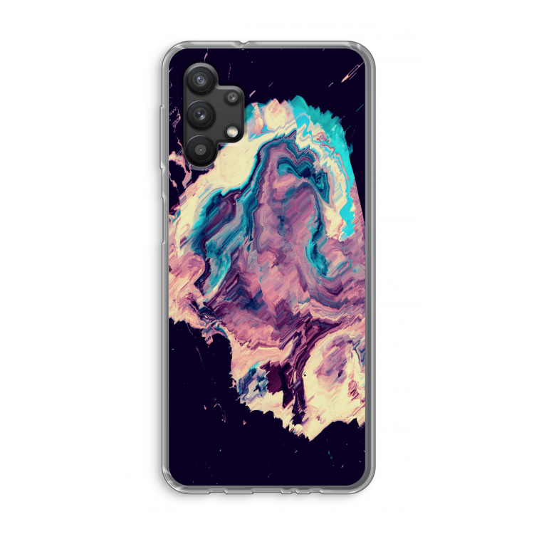 Cosmic Silence: Samsung Galaxy A32 5G Transparant Hoesje