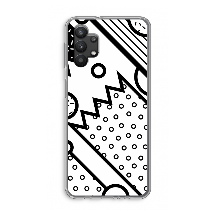 Pop Art #4: Samsung Galaxy A32 5G Transparant Hoesje