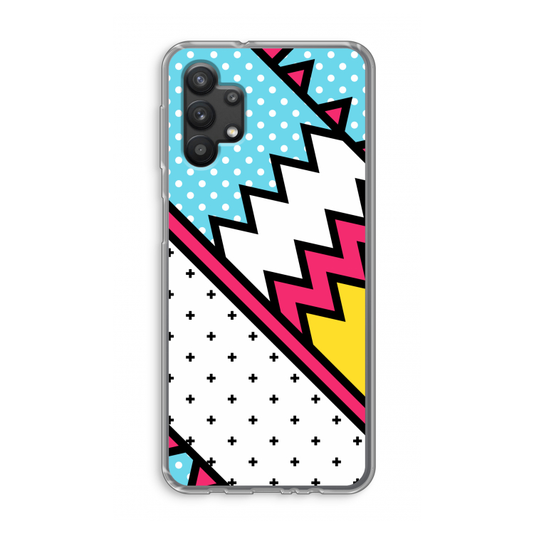 Pop Art #2: Samsung Galaxy A32 5G Transparant Hoesje
