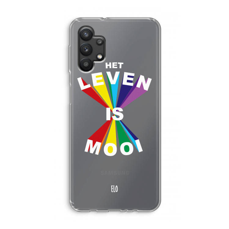 Het Leven Is Mooi: Samsung Galaxy A32 5G Transparant Hoesje