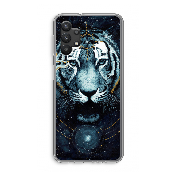 Darkness Tiger: Samsung Galaxy A32 5G Transparant Hoesje