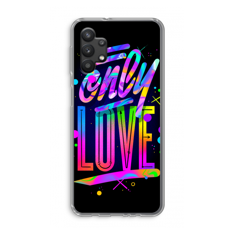 Only Love: Samsung Galaxy A32 5G Transparant Hoesje