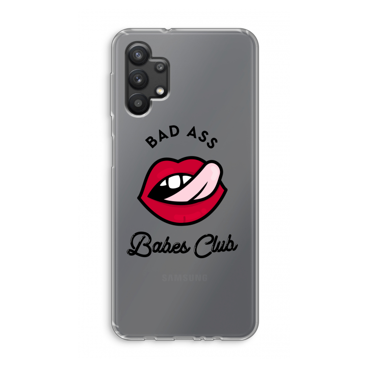 Badass Babes Club: Samsung Galaxy A32 5G Transparant Hoesje