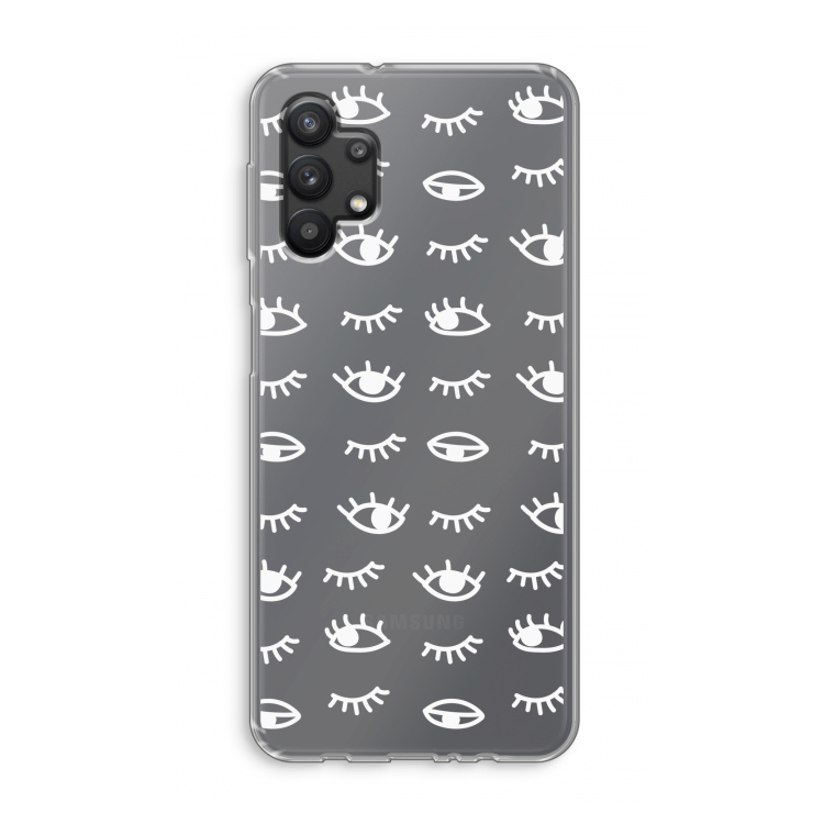 Eye pattern #3: Samsung Galaxy A32 5G Transparant Hoesje