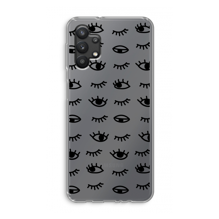 Eye pattern #2: Samsung Galaxy A32 5G Transparant Hoesje