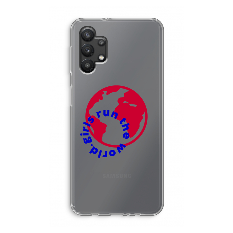 Run The World: Samsung Galaxy A32 5G Transparant Hoesje