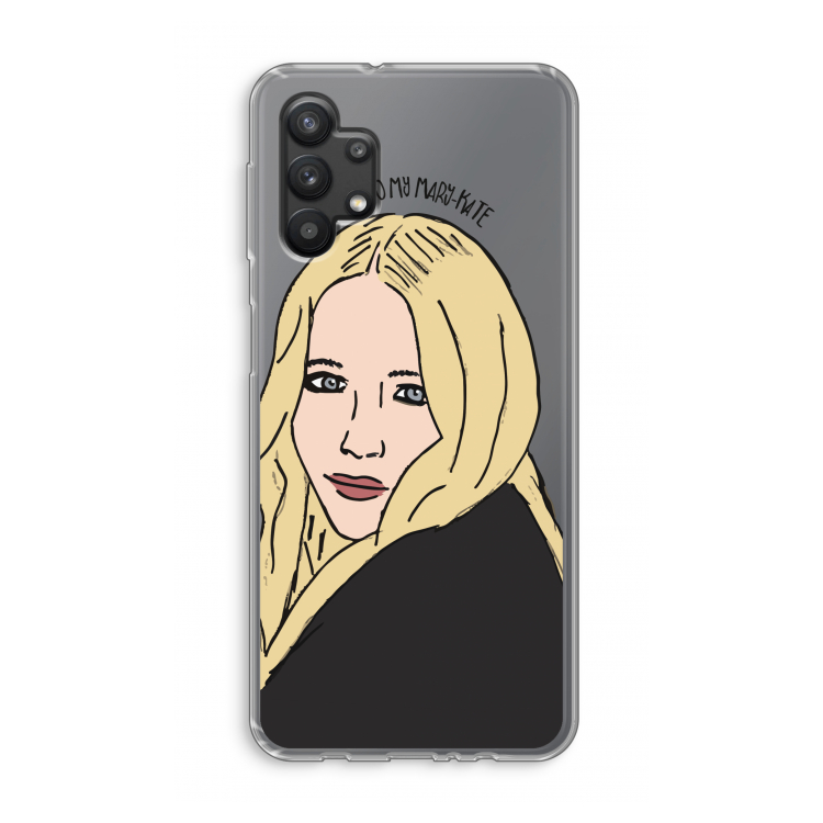 Mary Kate: Samsung Galaxy A32 5G Transparant Hoesje