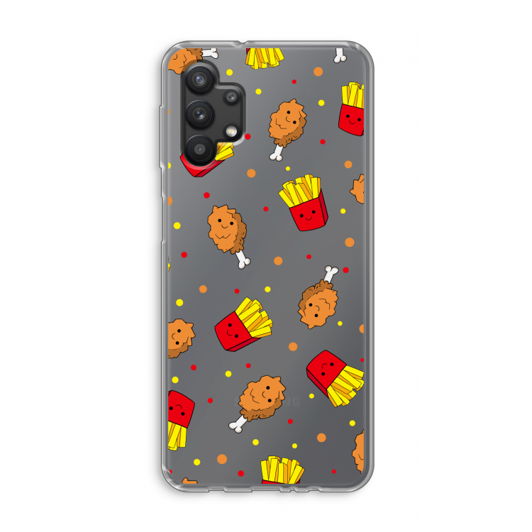 Chicken 'n Fries: Samsung Galaxy A32 5G Transparant Hoesje