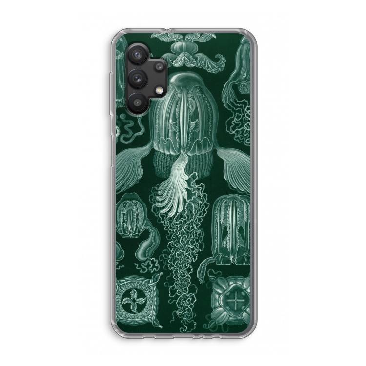 Haeckel Cubomedusae: Samsung Galaxy A32 5G Transparant Hoesje