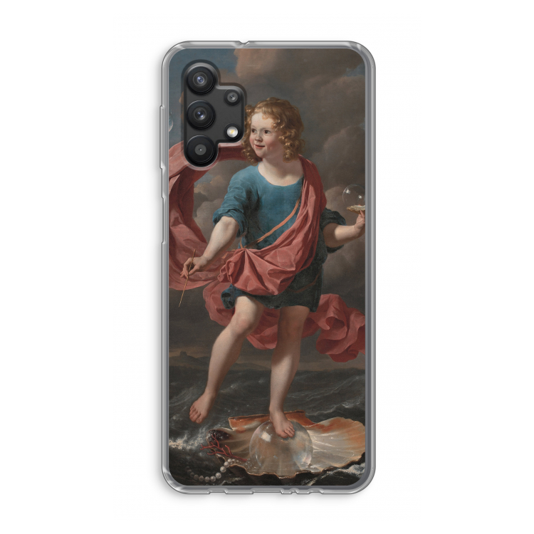 Soap Bubbles: Samsung Galaxy A32 5G Transparant Hoesje