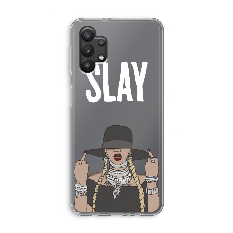 Slay All Day: Samsung Galaxy A32 5G Transparant Hoesje