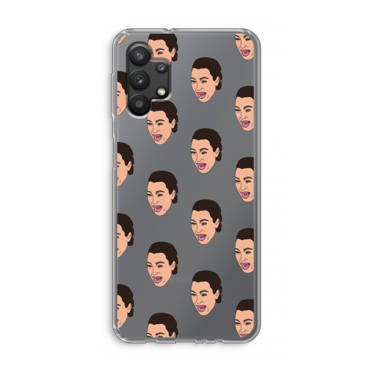 Ugly Cry Call: Samsung Galaxy A32 5G Transparant Hoesje