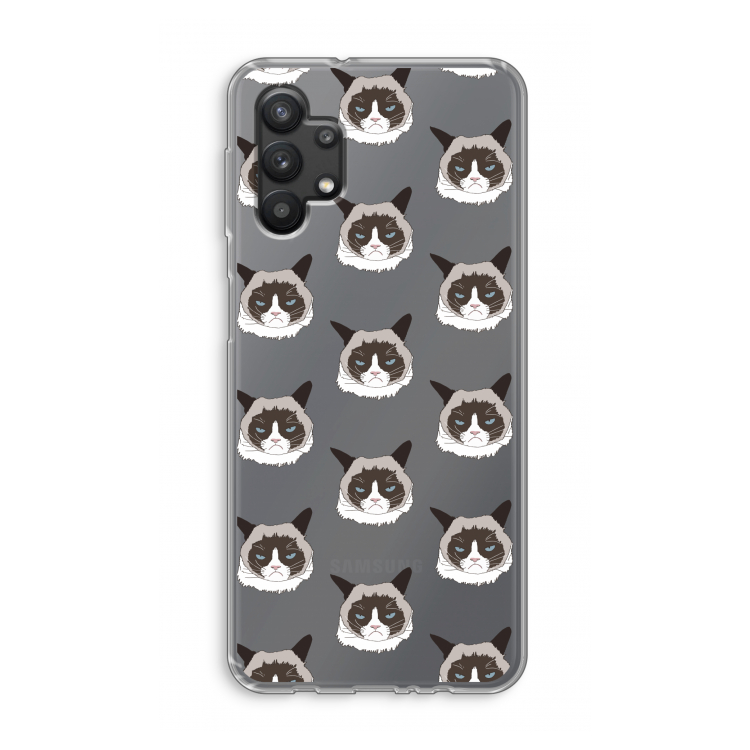 It's a Purrr Case: Samsung Galaxy A32 5G Transparant Hoesje
