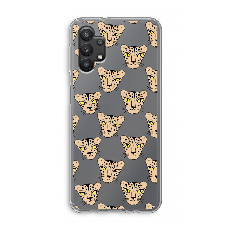 Tijger: Samsung Galaxy A32 5G Transparant Hoesje