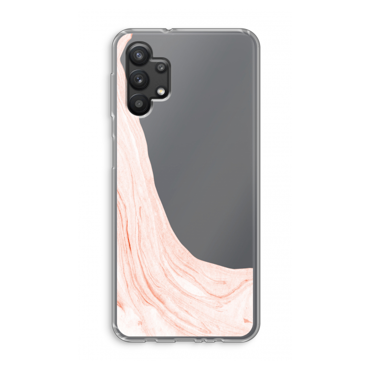 Peach bath: Samsung Galaxy A32 5G Transparant Hoesje