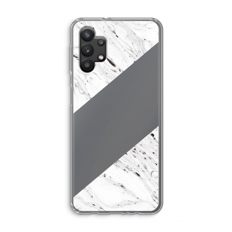 Biggest stripe: Samsung Galaxy A32 5G Transparant Hoesje