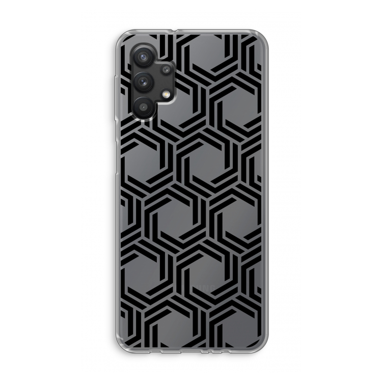 Geometrisch patroon: Samsung Galaxy A32 5G Transparant Hoesje