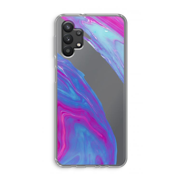 Zweverige regenboog: Samsung Galaxy A32 5G Transparant Hoesje