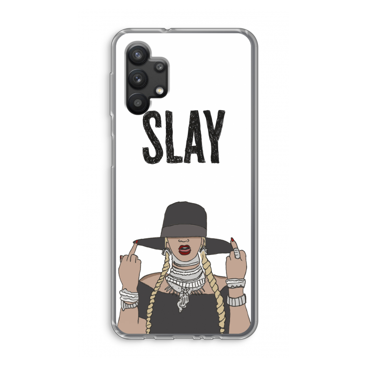 Slay All Day: Samsung Galaxy A32 5G Transparant Hoesje