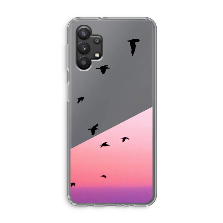 Fly away: Samsung Galaxy A32 5G Transparant Hoesje