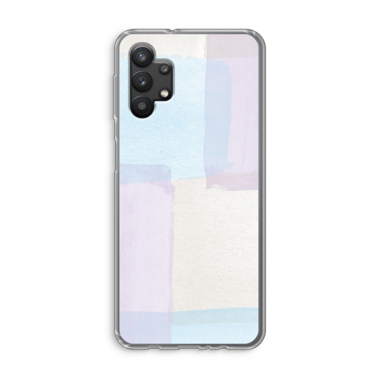 Square pastel: Samsung Galaxy A32 5G Transparant Hoesje