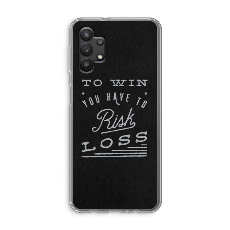 Risk loss: Samsung Galaxy A32 5G Transparant Hoesje