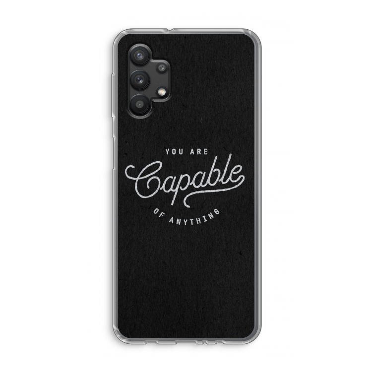 Capable: Samsung Galaxy A32 5G Transparant Hoesje