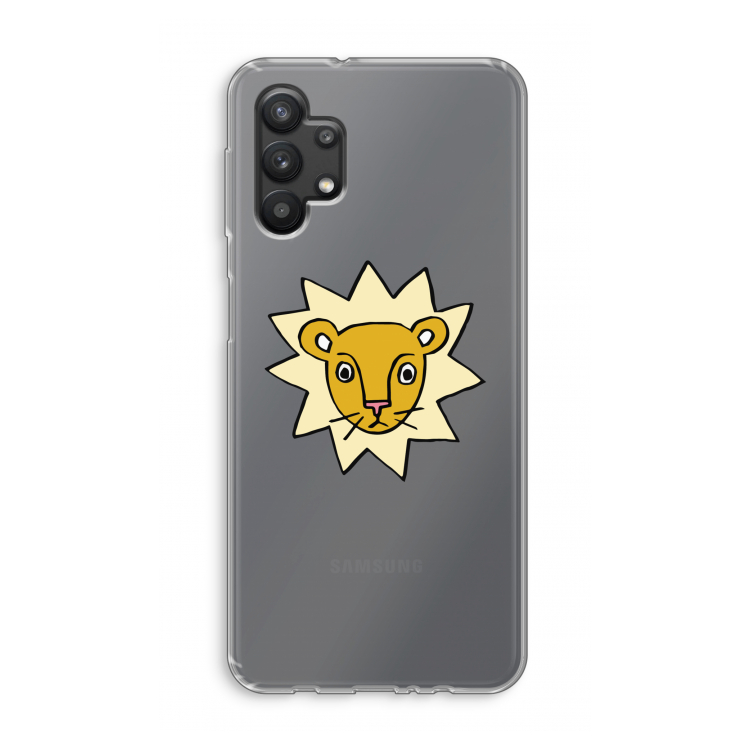 Kleine leeuw: Samsung Galaxy A32 5G Transparant Hoesje