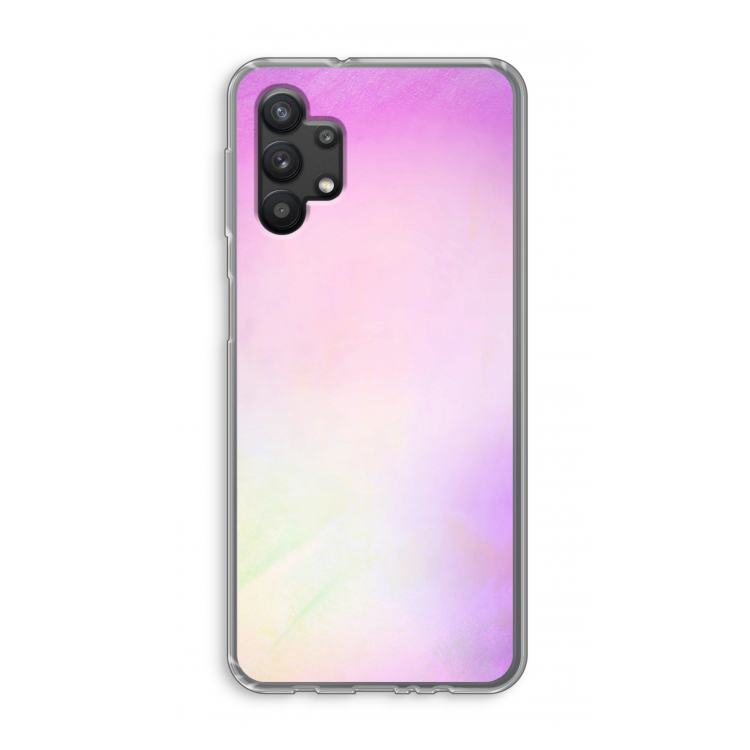 Flow mist pastel: Samsung Galaxy A32 5G Transparant Hoesje