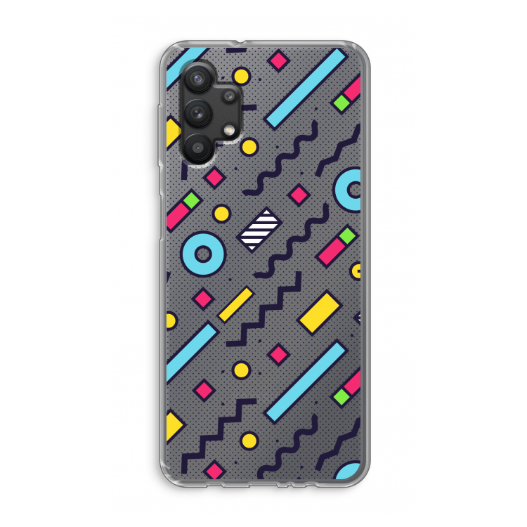 8-bit N°8: Samsung Galaxy A32 5G Transparant Hoesje