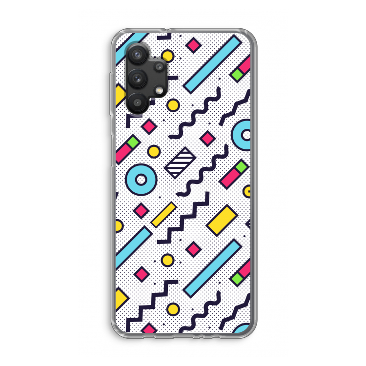 8-bit N°8: Samsung Galaxy A32 5G Transparant Hoesje