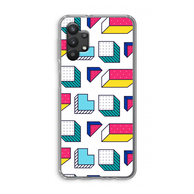 8-bit N°7: Samsung Galaxy A32 5G Transparant Hoesje